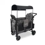 Kahekohaline jalutusk&auml;ru-vagunike WonderFold W2, Elite Gray