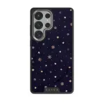 Midnight Kiss - Star Samsung Galaxy S25 Ultra Case, Elite Dark (Magnetic) / Silver