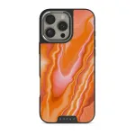 Retro Glow - iPhone 16 Pro Case, Elite Dark (MagSafe) / Silver