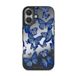 Butterfly Effect - iPhone 16 Case, Elite Mirror Dark (MagSafe) / Silver
