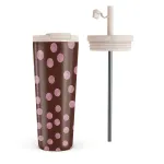 Pillow Talk - Travel Mug, 700 ml / Flap & Straw Set