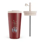 Pick It - Travel Mug, 500 ml / Flap & Straw Set