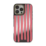 Pomegranate - iPhone 16 Pro Case, Elite Mirror Dark (MagSafe) / Gold