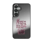 Read Me - Samsung Galaxy S25 Case, Elite Mirror Dark (Magnetic) / Silver