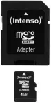 &bdquo;Intenso&ldquo; 4 GB &bdquo;MicroSDHC&ldquo; kaart, klass 10  (3413450)