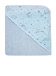 Bathing cover - 650 - TERRY - MINKY - size 80x80 - BLUE