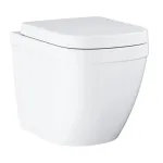 Grohe Euro Ceramic &ndash; p&otilde;randale paigaldatav WC-pott SoftClose-kaane, Rimless ja Triple Vortex funktsioonidega, v&auml;rv: Alpine White 39839000