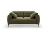 Velvet Sofa, "Lazio", 2 Seats, 161x102x86 Made in Europe
