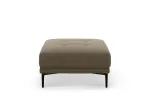 Velvet Pouf, "Lazio", 1 Seat, 85x85x46 Made in Europe
