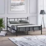 Kaheinimesevoodi, Hanah Home, must, 140 x 200