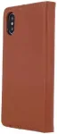 "Genuine Leather Book Case Xiaomi Redmi 12C" Brown