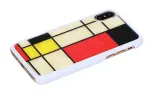 "SmartPhone case iPhone XS/S" Mondrian white