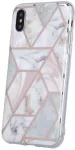 "Geometric Marble Case iPhone 11 Pro" Pink