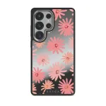 Golden Hour - Samsung Galaxy S25 Ultra Case, Elite Mirror Dark (Magnetic) / Silver