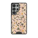 Sunday Brunch - Flowers Samsung Galaxy S25 Ultra Case, Elite Dark (Magnetic) / Silver
