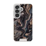 Enchanted Mirror - Marble Samsung Galaxy S25 Case, Elite Light (Magnetic) / Silver