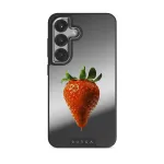 Juicy - Samsung Galaxy S25 Case, Elite Mirror Dark (Magnetic) / Silver