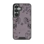 Aries - Samsung Galaxy S25 Plus Case, Elite Dark (Magnetic) / Silver / Purple