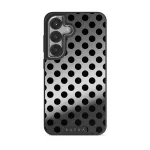 Spoiled - Samsung Galaxy S25 Case, Elite Mirror Dark (Magnetic) / Silver