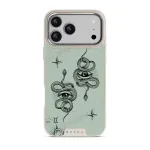 Gemini - iPhone 17 Pro Max Case, Elite Light (MagSafe) / Silver / Turquoise