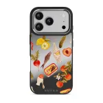 Al Fresco - iPhone 17 Pro Case, Elite Mirror Dark (MagSafe) / Silver