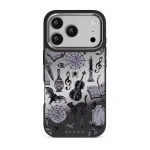 Academy - iPhone 17 Pro Case, Elite Mirror Dark (MagSafe) / Silver
