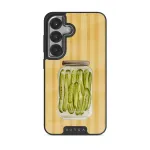 Pickled - Samsung Galaxy S25 Case, Elite Dark (Magnetic) / Silver