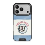Milkshake - iPhone 17 Pro Case, Elite Dark (MagSafe) / Silver