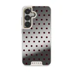 Red Velvet - Samsung Galaxy S25 Case, Elite Mirror Light (Magnetic) / Gold