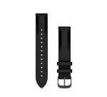 Acc, 18mm Band, Black Leather + Brushed Slate, WW/APAC