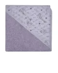 Bathing cover - 650 - TERRY - MINKY - size 80x80 - GREY