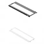 HAVN HS 420 Fan Brackets for 360 mm Radiators - white