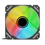 "120mmSharkoon SHARK Mirror RGB PWM REVERSE Black"