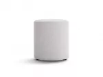 Boucle Pouf, "Dia", 1 Seat, 40x40x45, Light Grey