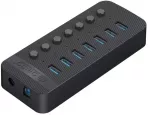 Orico CT2U3-7AB USB-jaotur, 7x USB-A 3.2 Gen1 (CT2U3-7AB-EU-BK-BP)