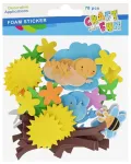 CRAFT with FUN Spring vahtkummist kleepuvad kaunistused, 78 tk.