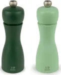 &bdquo;Peugeot&ldquo; v&uuml;rtsiveski &bdquo;Peugeot Tahiti&ldquo; pipra- ja soolaveskite komplekt, 2 tk, 15 cm, roheline