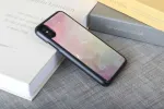 "SmartPhone case iPhone XS/S" Water flower black