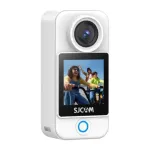Action-kaamera &ndash; SJCAM C400 Pocket 54 g 1,3 tolli 4K 30 kaadrit sekundis kuue teljega g&uuml;roskoop Wi-Fi valge