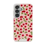 Afternoon Treat - Cherry Samsung Galaxy S25 Plus Case, Elite Light (Magnetic) / Silver