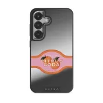 Zesty - Samsung Galaxy S25 Case, Elite Mirror Dark (Magnetic) / Silver