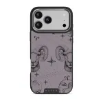 Aries - iPhone 17 Pro Max Case, Elite Dark (MagSafe) / Silver / Purple