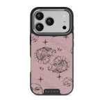 Capricorn - iPhone 17 Pro Case, Elite Dark (MagSafe) / Silver / Pink
