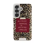 Nothing Changes - Samsung Galaxy S25 Case, Elite Light (Magnetic) / Silver