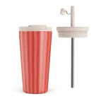 Pomegranate - Travel Mug, 500 ml / Flap & Straw Set