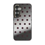 Aqua Mocha - Samsung Galaxy S25 Case, Elite Mirror Dark (Magnetic) / Gold