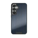 Fine Line - Samsung Galaxy S25 Case, Elite Mirror Dark (Magnetic) / Silver