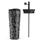 Stardust - Travel Mug, 700 ml / Flap & Straw Set