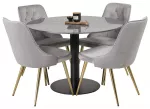 S&ouml;&ouml;gilaud Estelle 4 tooliga Velvet Deluxe