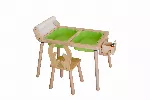 Lastelaua komplekt, Hanah Home, rull, roheline